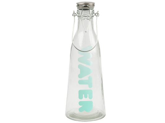 Glasflasche Water