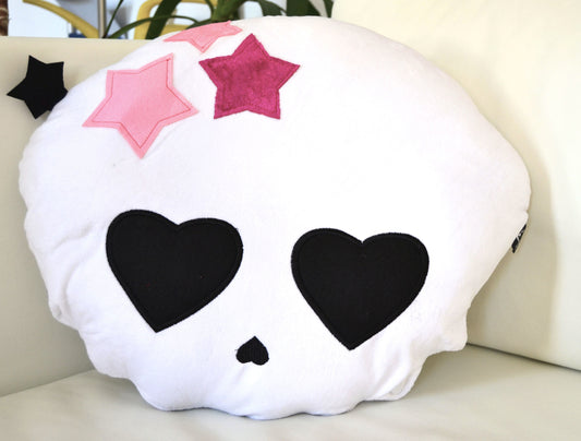 Kuschelkissen Skull Girl Stars 40x30cm