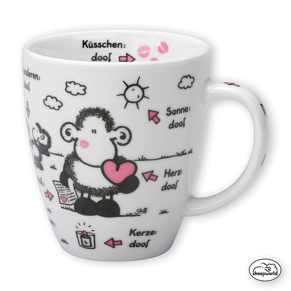 Sheepworld Tasse Ohne meinen Schatz ist alles doof