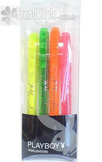 Playboy Bloom Textmarker 4er Set