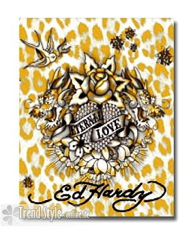 Ed Hardy Vegas Heft A4 gold