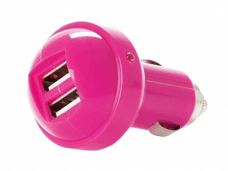 USB Frauen-Ladegerät für Auto Lollipop pink - Geschenke für Frauen