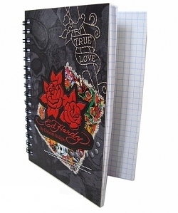 Ed Hardy A6 Spiralbuch Special