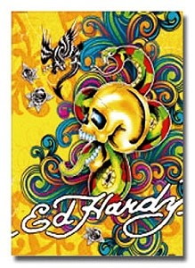 Ed Hardy Unlimited Heft A4 gelb