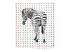 Presenttime Geschirrtuch Zebra